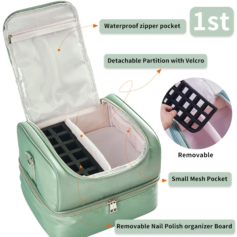 Nail Polish Organizer Case
