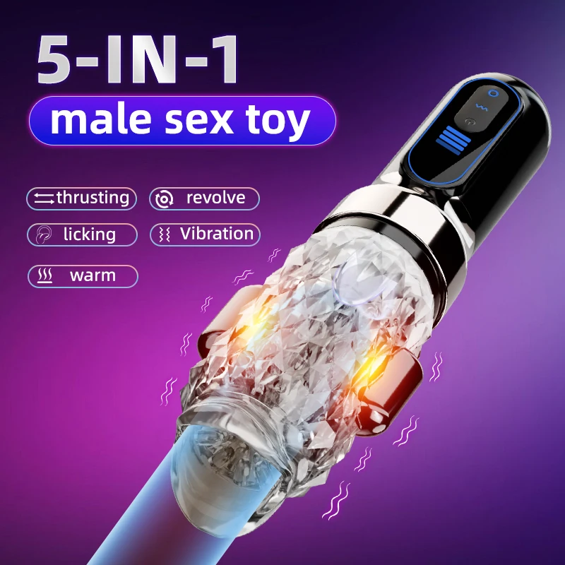 Automatic Male Masturbators Heating Holder Electric Robot