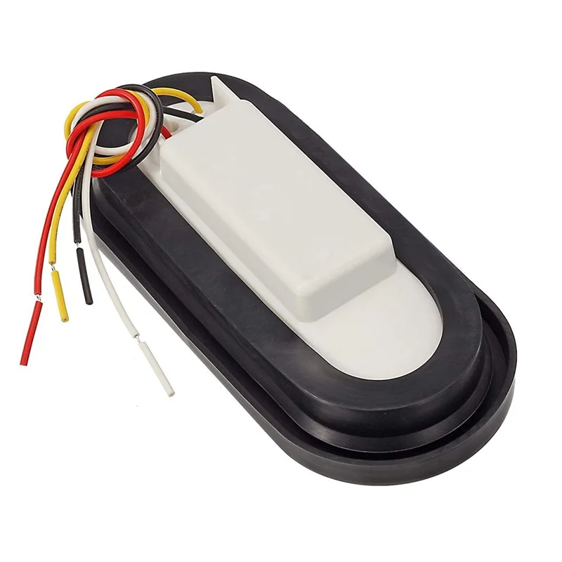 10 LED Oval Trailer Light - White Stop/Turn/Tail & Backup - Flush Mount 12V For Truck RV Camper
