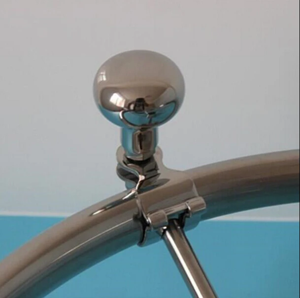 Boat Steering Wheel Knob - Marine Grade 316 Stainless Steel - Spinner