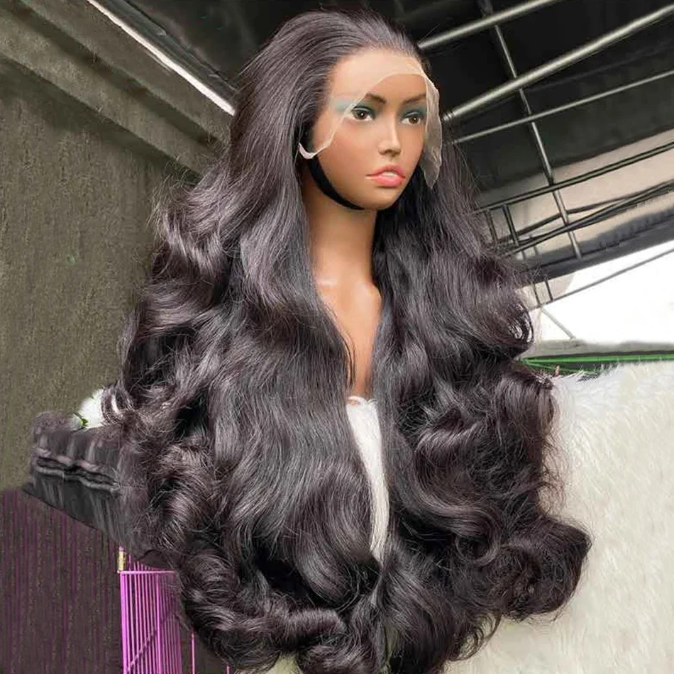 Peruca lace front hd cabelo humano body wave pré-penteada_voghion.com