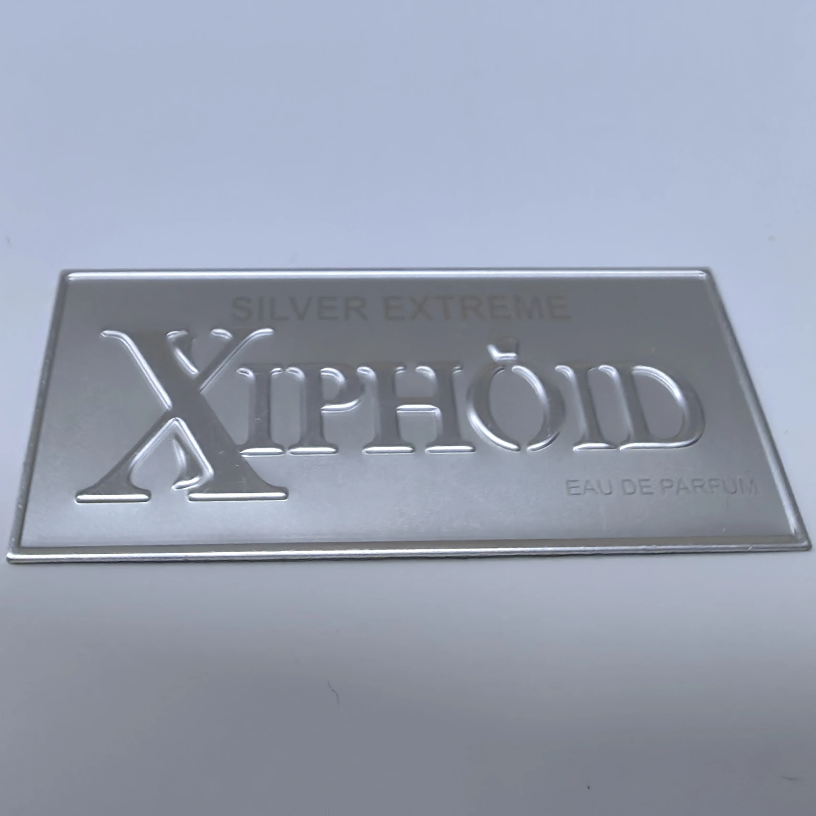 Custom Equipment Metal Label 3d Embossed Metal Sticker Stainless Steel Nameplate Etching for Machine