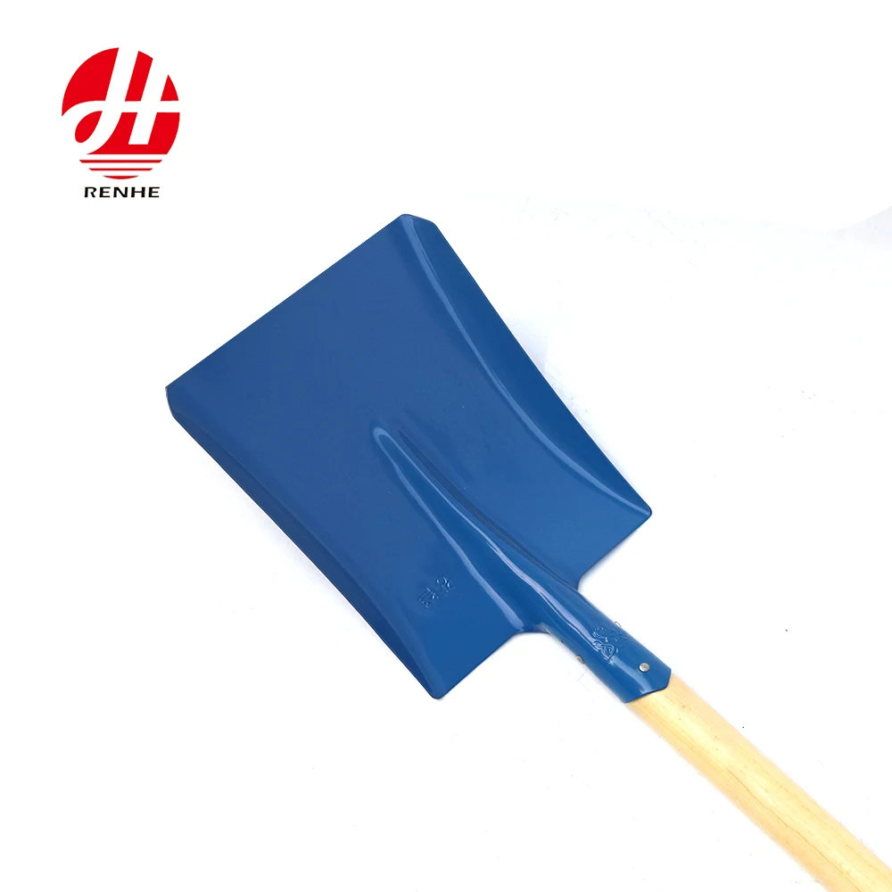 product 50mn steel shovel multi functional spade  farm tools  garden digging shovel with wooden handle-4