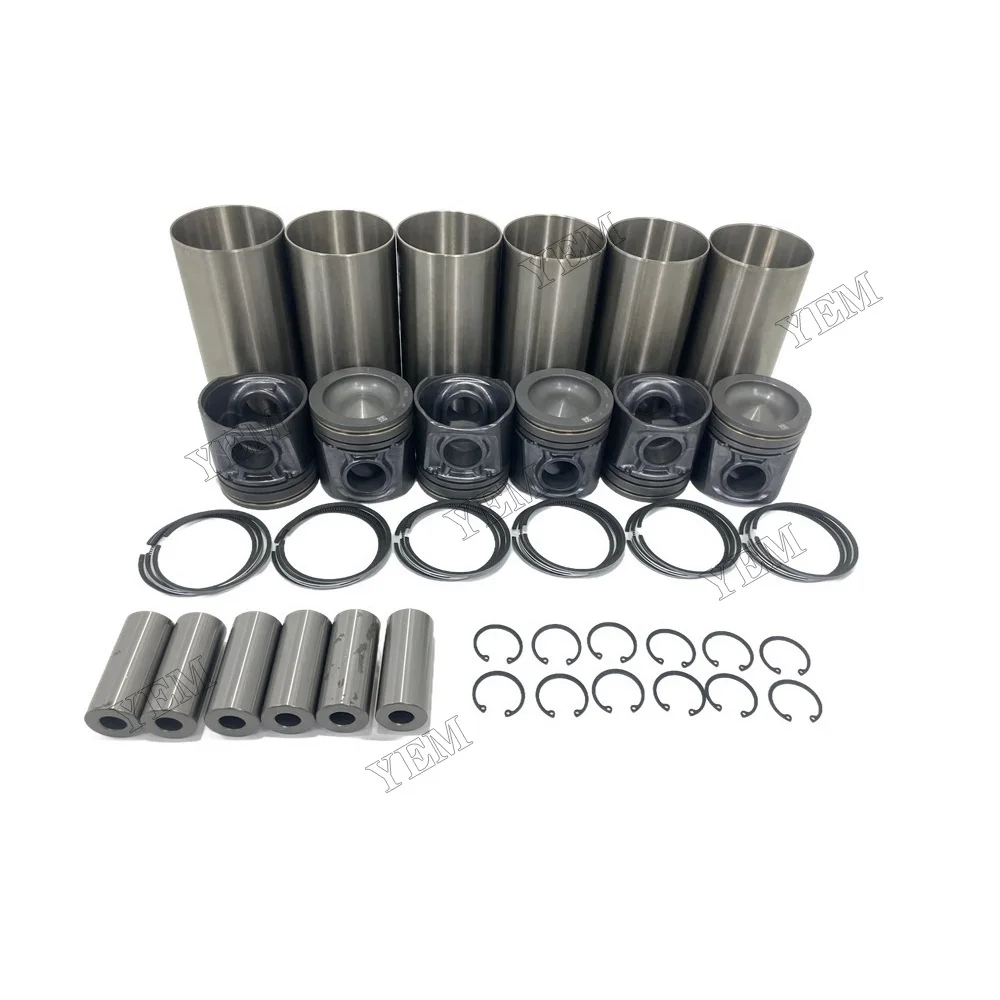 Cylinder Liner Kit Compatible for Caterpillar C6.6 Industrial Engine Parts 5