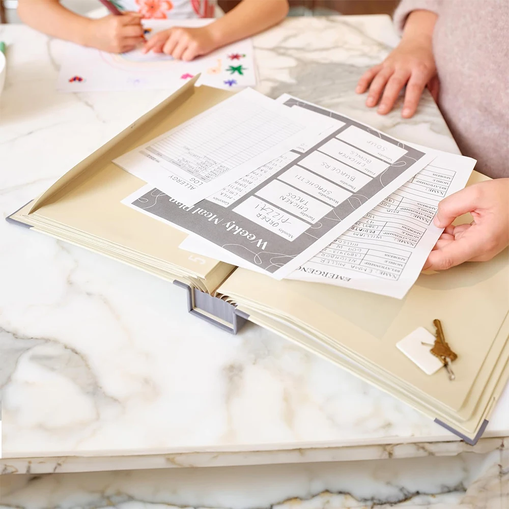 Estate What if I Die End of Life in case Go Missing Binder Book Notebook Planner File the Folio Important Document Organizer