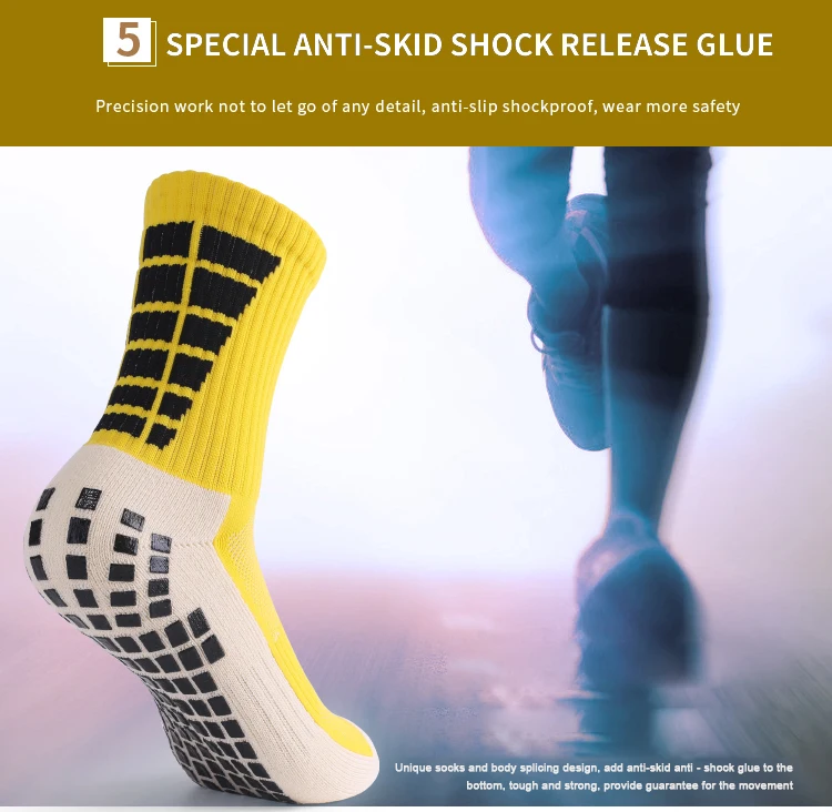 Custom Breathable Antislip Tapedesign Grip Football Soccer Sock Tape