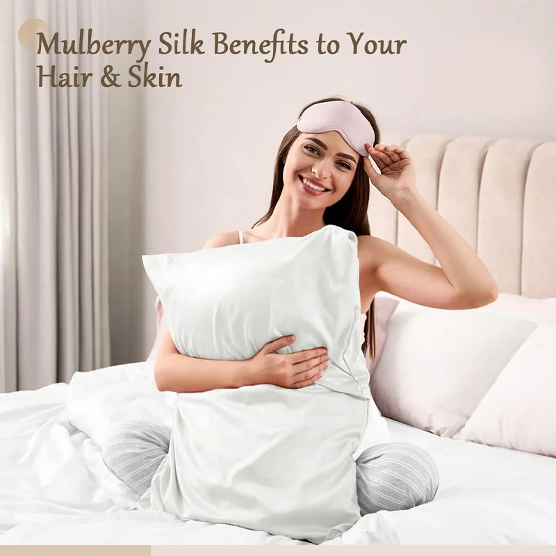 22 Momme Mulberry Silk Pillowcases Gift Set supplier
