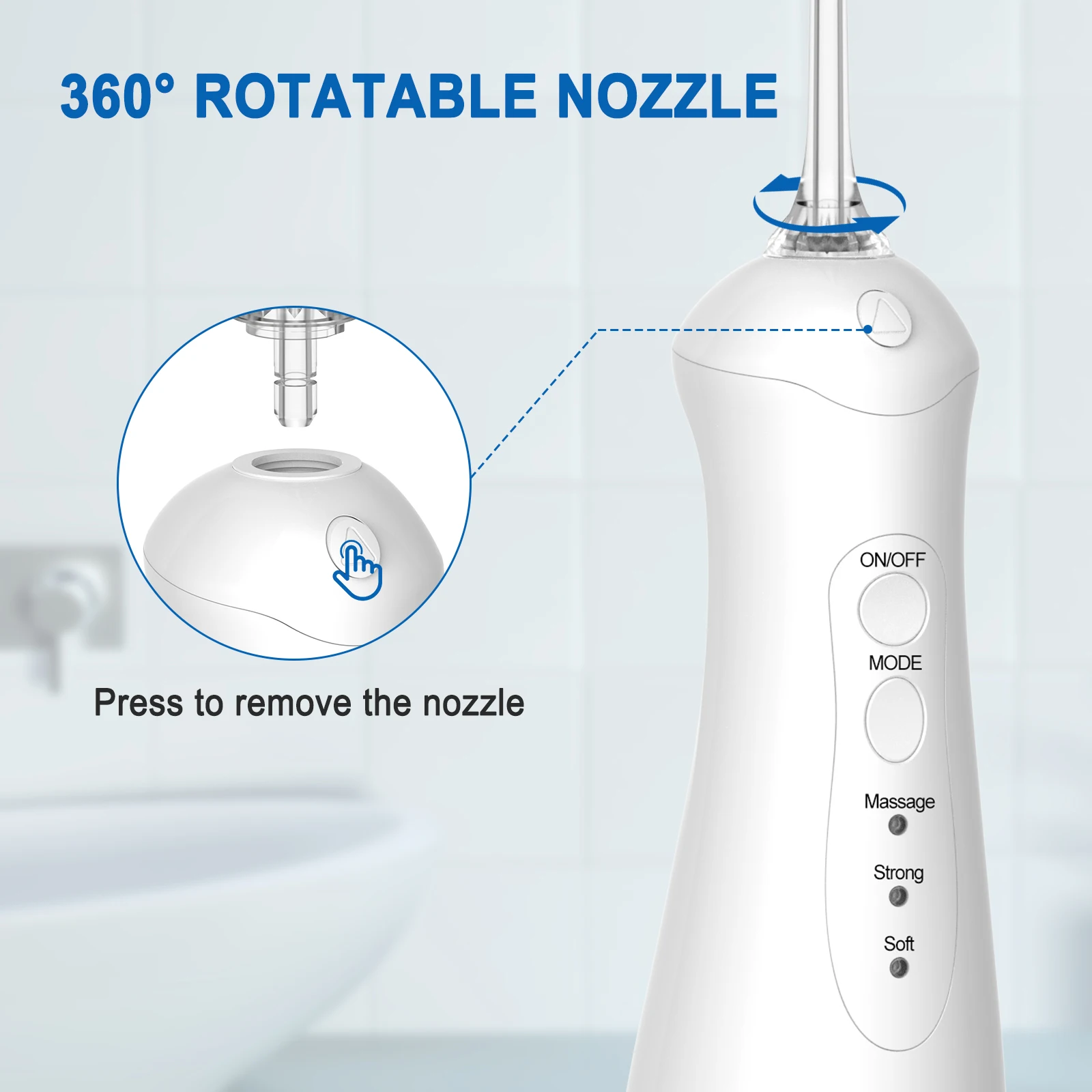 2024 Oem Portable Cordless Electric Water Pressure Retractable Water ...