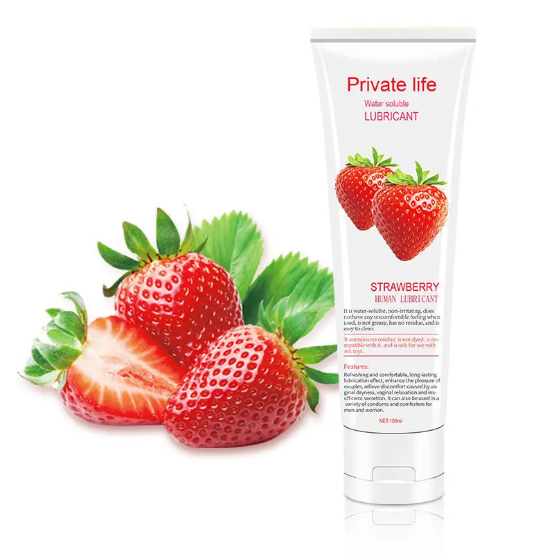 60ml Customized Sex gel for women fruity sexual liquid glide lubricant sex lube oil OEM