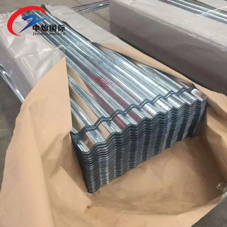 Zinc Colored Cheap Metal Galvanized Corrugated Iron Steel / Gi Steel Roofing Sheet Prices Uganda
