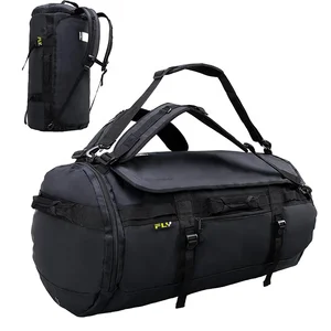 Custom PVC Tarpaulin Duffel Sport Waterproof Duffel Gym Bag With Shoe Compartment Large Capacity Waterproof Travel Bag for Men