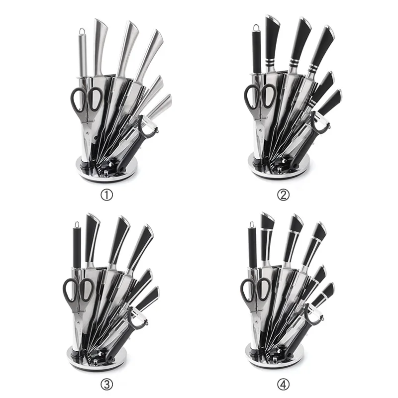 Kitchen Slicing Chef Knife Complete Oem Reasonable Price Titanium Stainless Steel Knives Knife