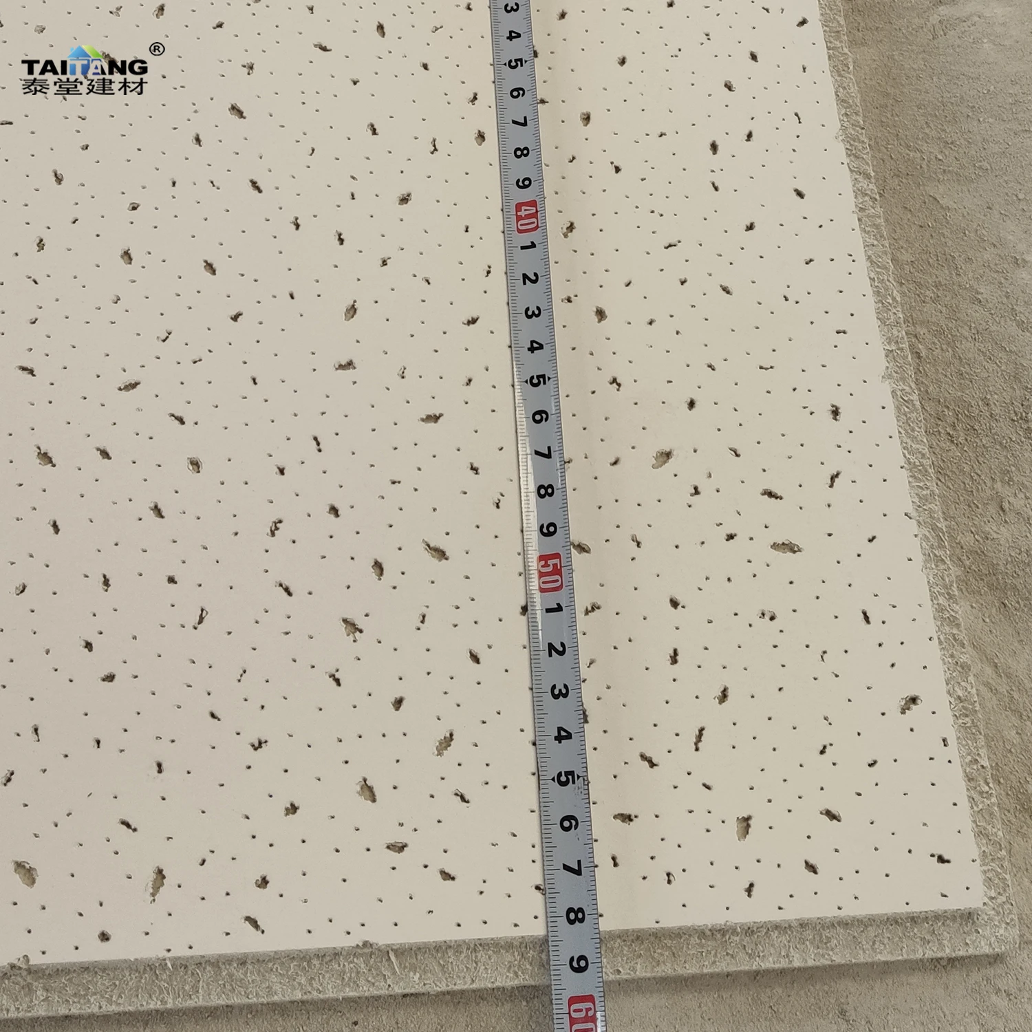 Accoustics Ceiling Panel Tablero De Techo De Fibra Mineral Wool Fiber for Ceiling Board