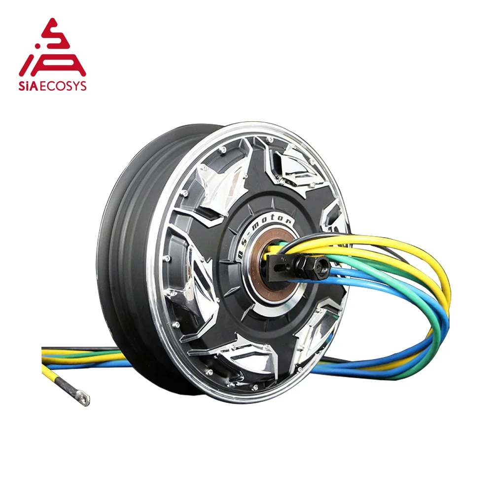 QS268 6000W BLDC Hub Motor High Performance for E-motorcycles