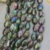 Straight-hole oval abalone shell