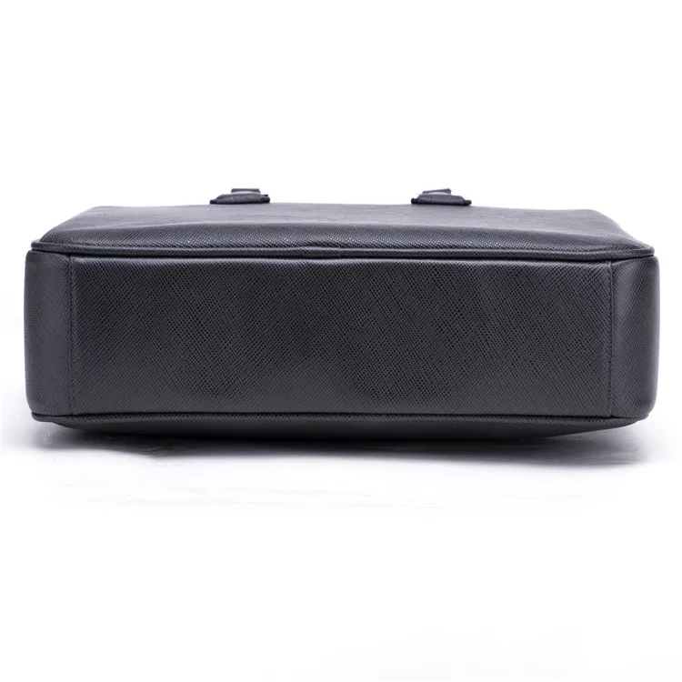 New Arrival Retro High Quality Luxury Business Men Bag Large Capacity Briefcase Saffiano Leather Laptop Bag 2023