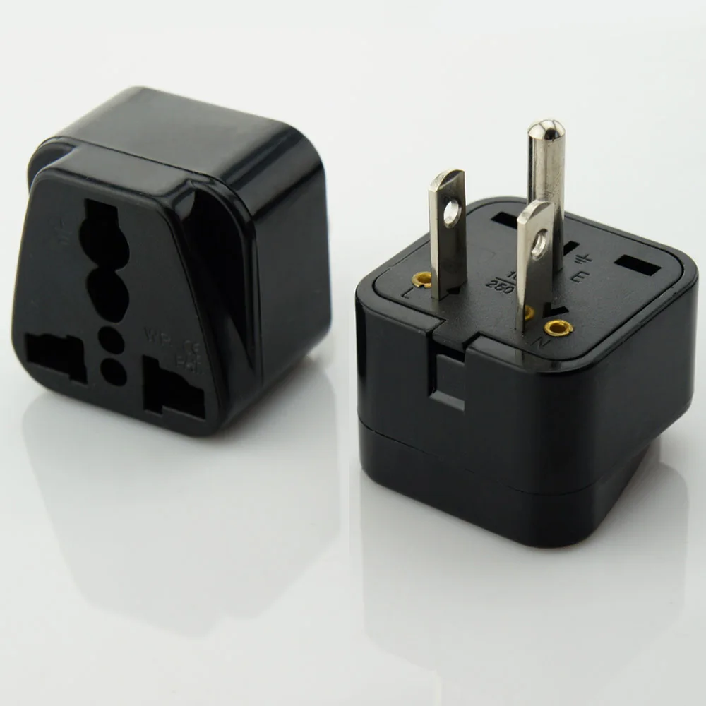 Travel to US Plug Power Adapter Converter USA America United States Travel Charger Electrical Power UK AU EU to US Plug Adapter