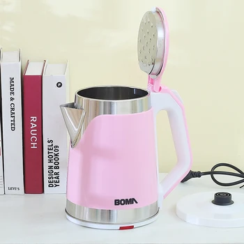 BOMA Hot sales Household 2.3L PB+ SS electric plastic kettle double layer  water kettle two color available good quality