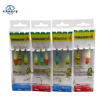 CHEERY New Style Luminous Treble Blow Barrel Hook for Squid Saltwater Lure Fishing Two/Three Fly Design – Hooks – view 2
