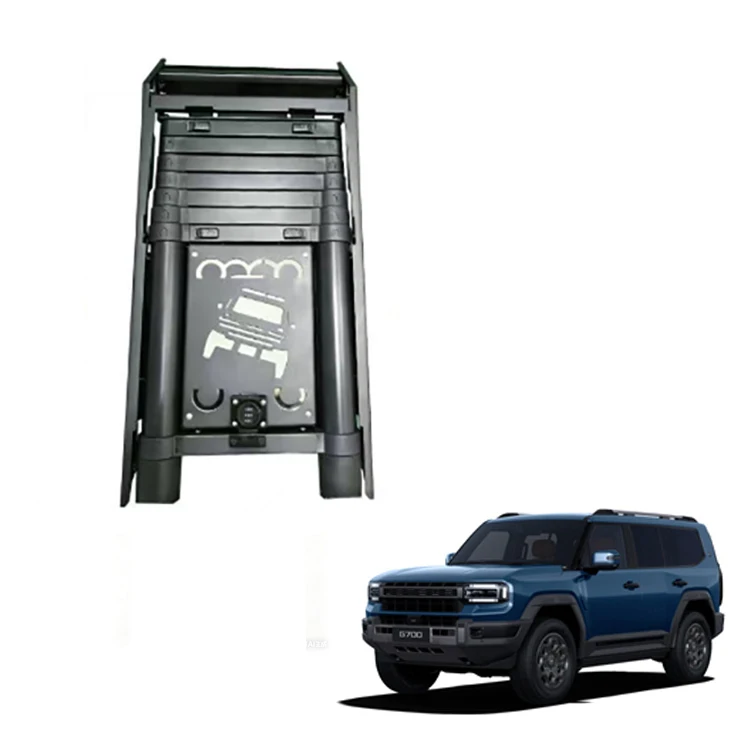 Maremlyn Car Rear Access Ladder Foldable Step Ladder for Jetour G700 Single Side Retractable Ladder Exterior Off-road Accessories