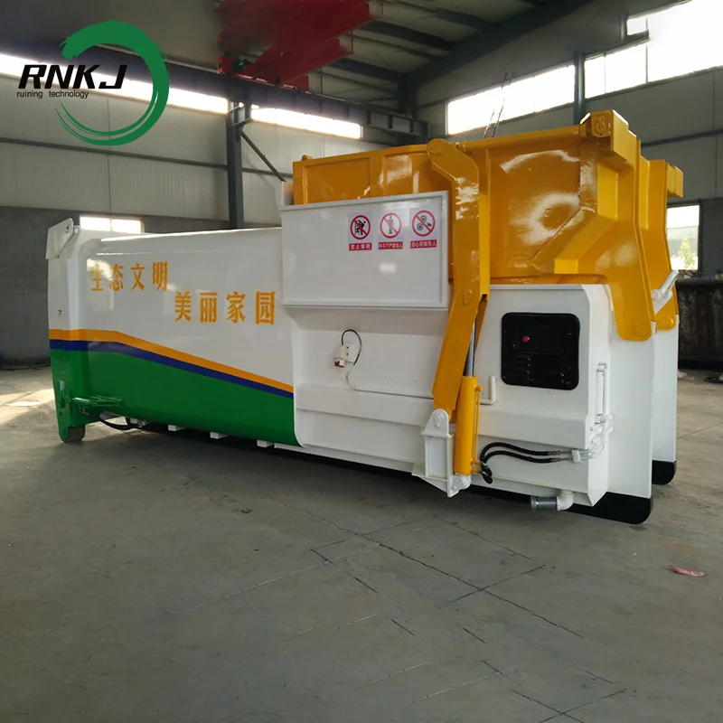 RNKJ Brand Customised Automatic Trash Collection Maker Companies Rubbish Bin Box Compactor Garbage Compressor
