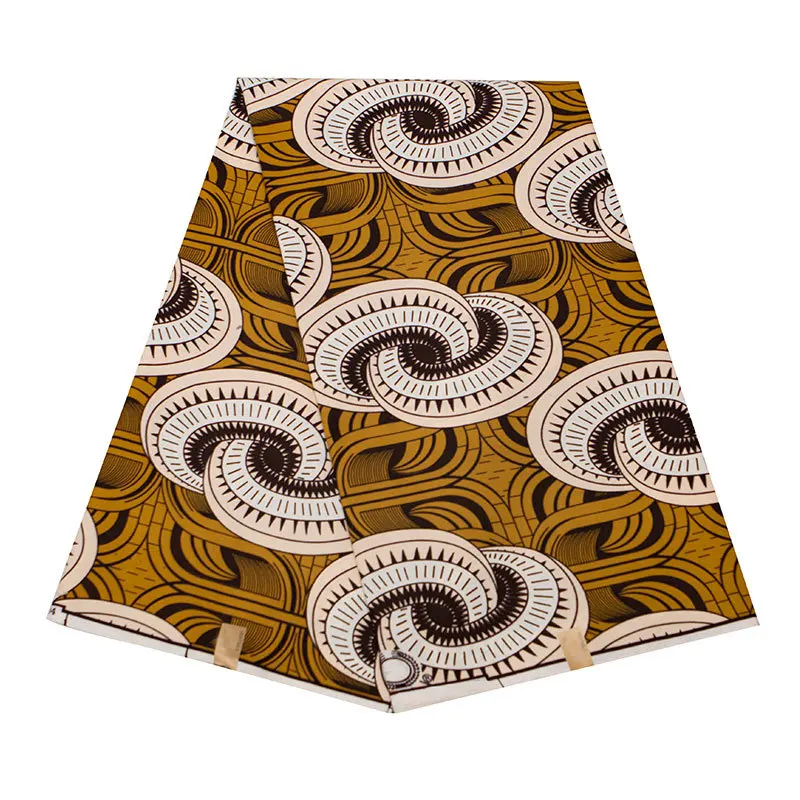 2020双面几何聚酯3d印花非洲印花织物涤纶