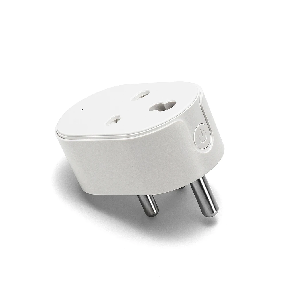 Smart Tuya Plug Smart Plug Indian Standard with Energy Monitor Timing Function WIFI Socket 16A Electrical Plug Smart Life