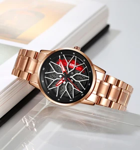 SKMEI 2191 Men's Stainless Steel Band Glass Crystal Pointer Quartz Watch Custom Logo 3BAR Water Resistant Business New Design