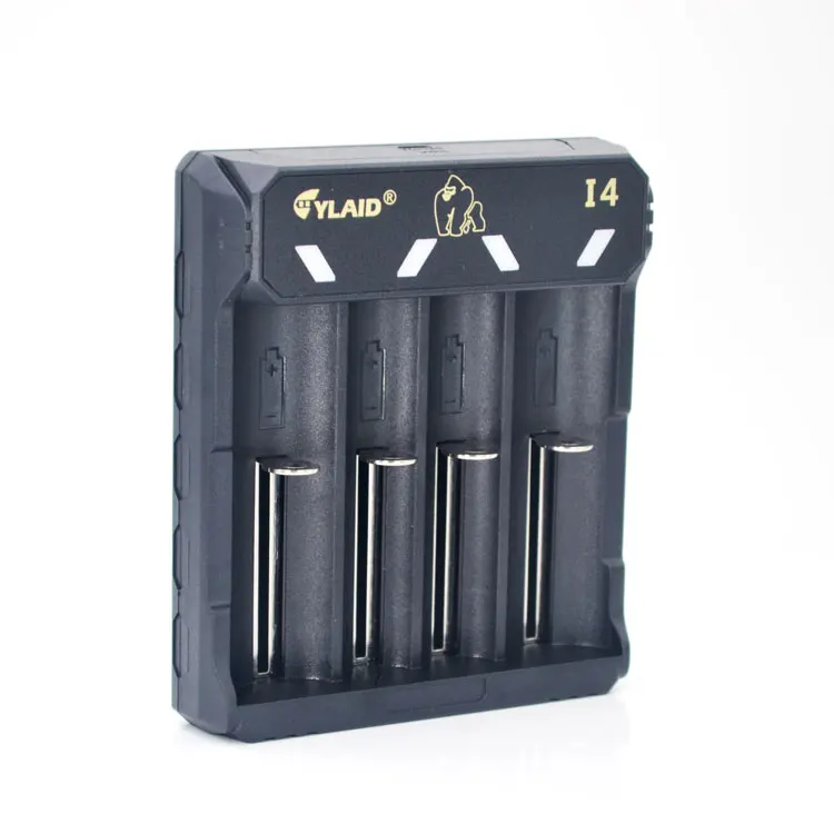 Cylaid Protect Circuit Universal 4-Slot Rechargeable Lithium Li ion Battery Charger 3.7 v 18650