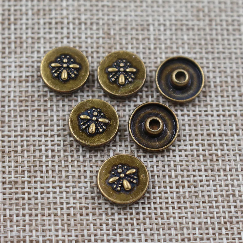 Manufacture Bee Pattern  Metal Jeans Suitcase Rivet for Garment and Handbags