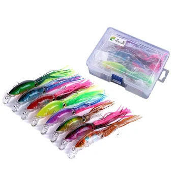 JIA/Heng Jia Sea Fishing Long Casting Big Octopus Squid Lure Saltwater Plastic Live Bait Powdery – Trolling Lure – view 3
