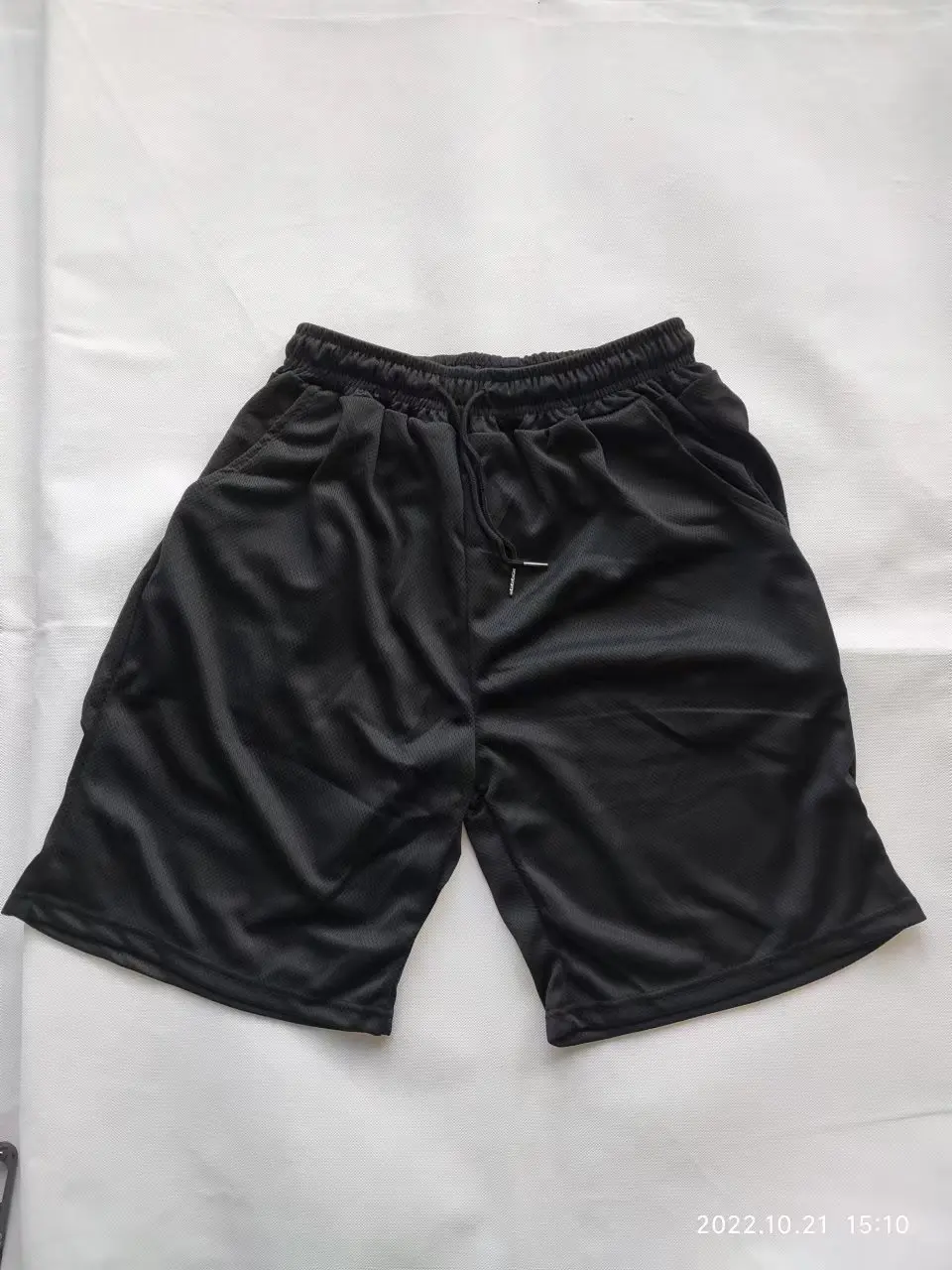 Men's Summer Sport Shorts Thin Casual Bermudas Black Classic Clothing ...