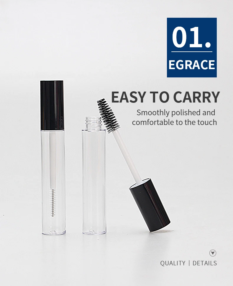 Mini Empty Mascara Tube With Brush Eyelash Wand Bottle Empty Mascara