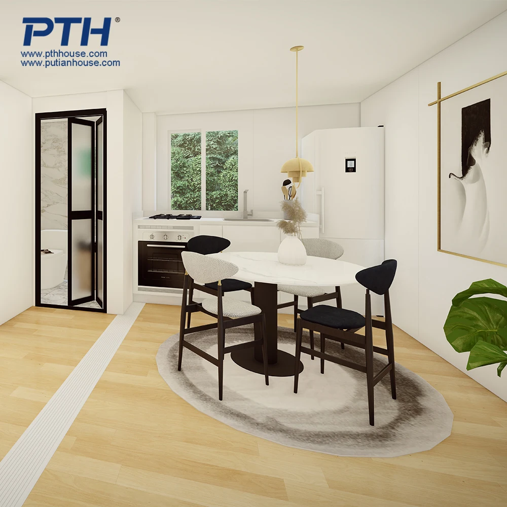 PTH Modular Prefabricated House Balcony Tiny House Detachable Container Homes Prefab Houses