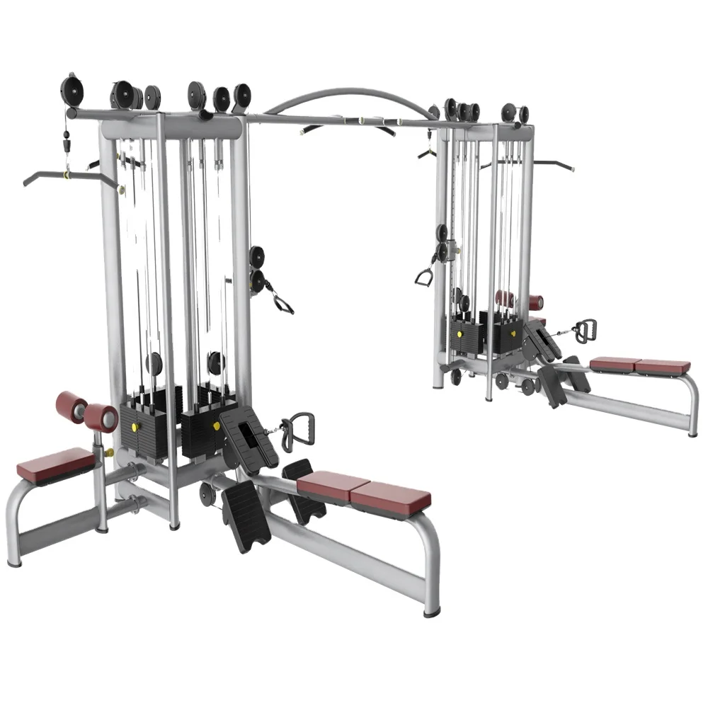 Source Factory Fitness Machine Strength Training Comprehensive Trainer Multi-functional Gym Equipment 8 Multi Stations