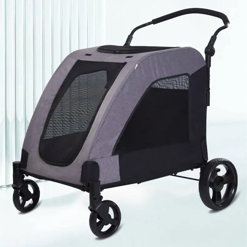 卸売カスタマイズ折りたたみ式高級4輪格安小型猫犬ペットカート