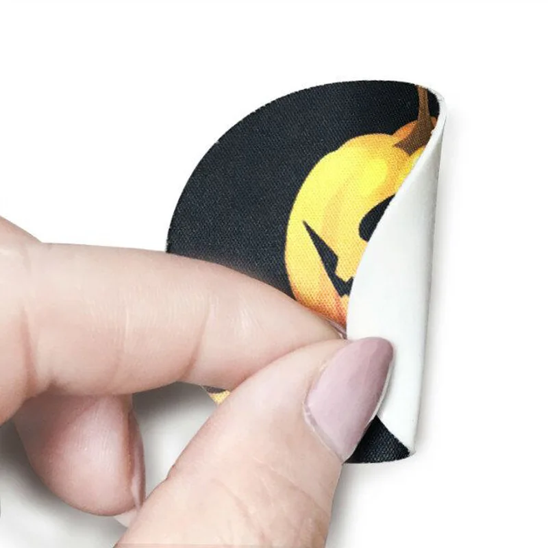 Promotional Self Adhesive Mobile Cell Phone Sticker Custom Microfiber Cloth Mini Sticky Smartphone Screen Cleaner for Iphone