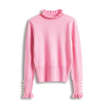 Sweater 2023 wholesale new women's knitwear fashion warm pop color all match