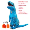 T-rex blu per bambini