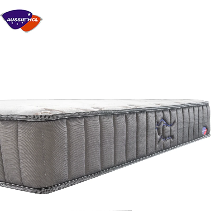 20cm colchones hot sale sleep well twin mattress in a box Luxury gel memory foam pocket spring protector mattresses