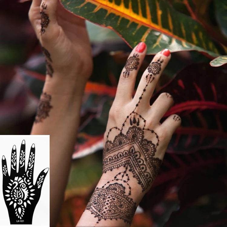 Wholesale India Brown Henna Stickers Mehndi Henna Stencils Pegatinas Para  Tatuajes - Buy Mehndi Stickers Henna Stencils,Sticker Henna,Brown Henna  Stickers Product on Alibaba.com