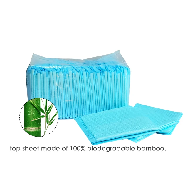 Disposable Puppy Pee Training Dog Pee Pad Eco Friendly Bamboo Biodegradable Cat Dog And Puppy