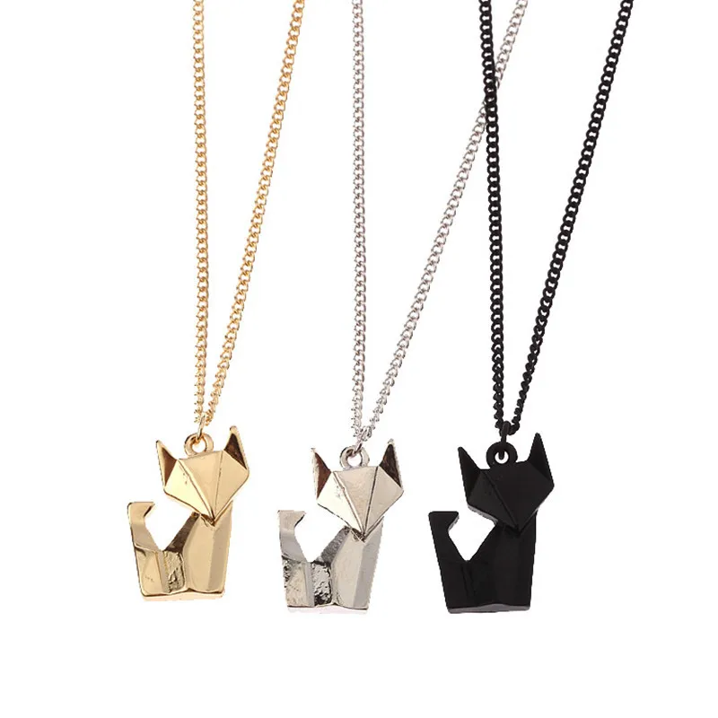 origami animal necklace