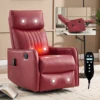 Red + Faux Leather + Fiber Foam and Polyester Fiber Pad