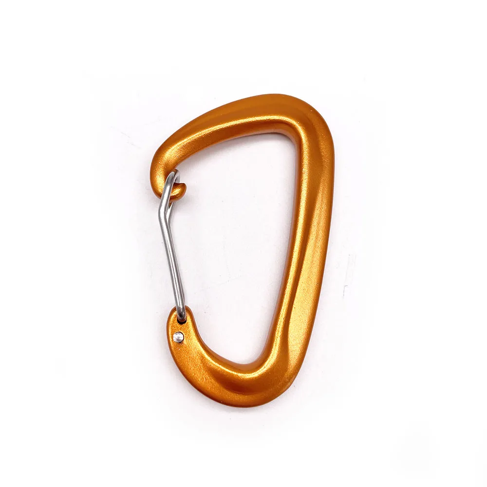 BT-A1303 Outdoor Activity Black 12kn Aluminum Wire Gate Hammock Carabiner