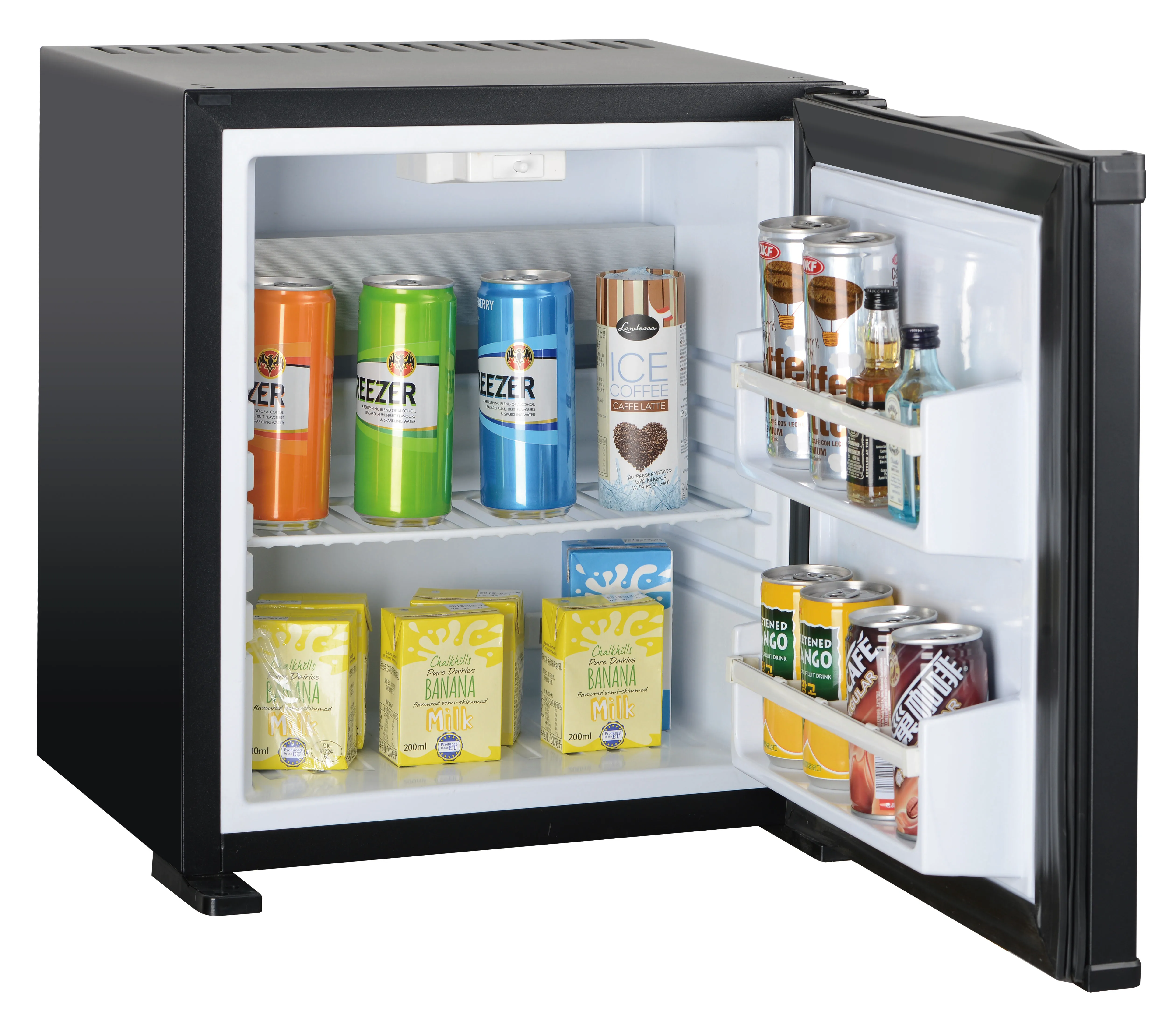 超静音ホテル客室用冷蔵庫 28L 発泡ドア ミニバー冷凍庫 XC-28
