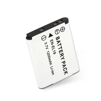EN-EL19 Camera Battery 3.7V 1200mAh for Nik Coolpix S3100 S3300 S4100 S4300 S6500
