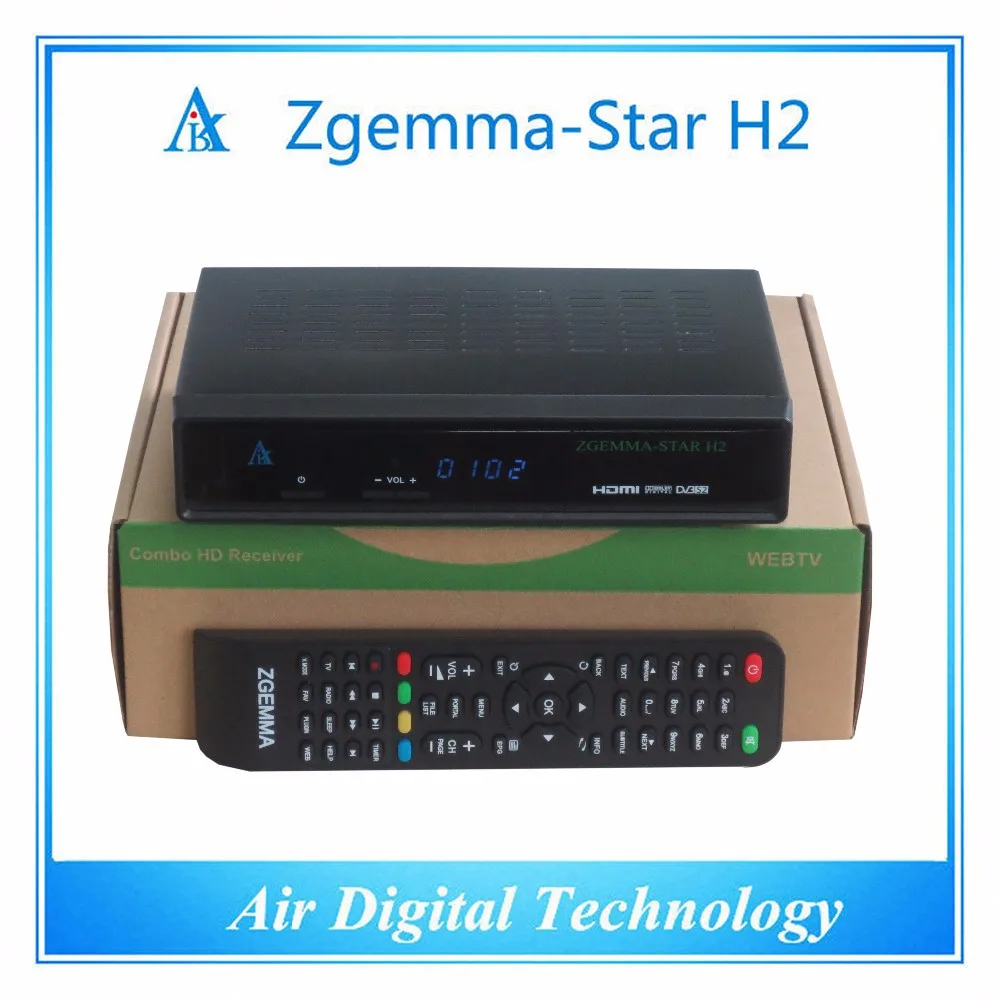 Big Promotion Tv Decoder Zgemma Star H2 Combo Dvb s2 Dvb T2 iptv Streaming Server Enigma2 Box