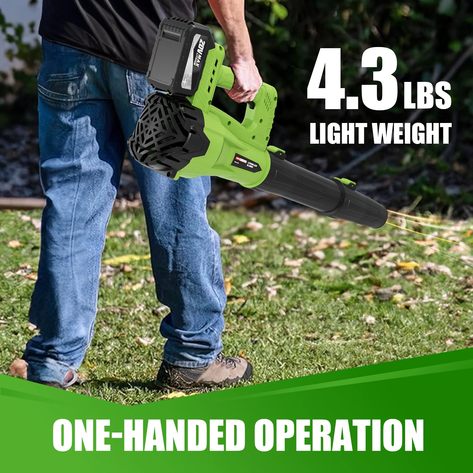 Leaf Blower, Portable, 20V, Cordless - detail 6