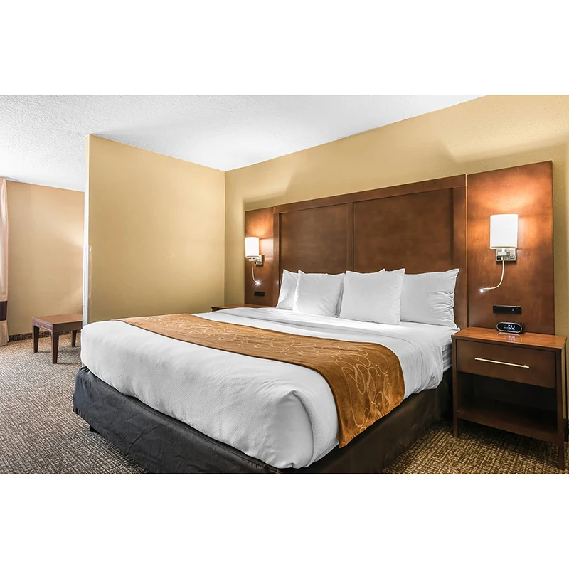 Мебель для коммерческих отелей Comfort inn, современная деревянная мебель для спальни